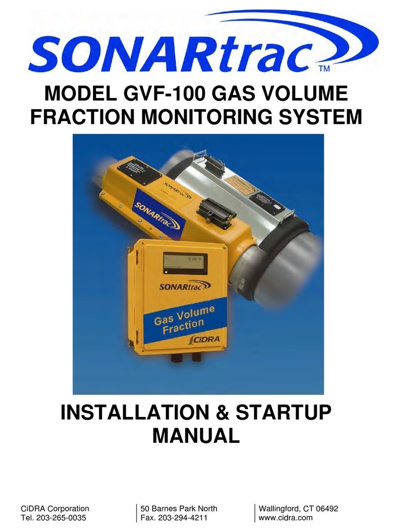 CiDRA Sonartrac GVF-100 Installation and operation manual CiDRA Sonartrac GVF-100 Installation and operation manual