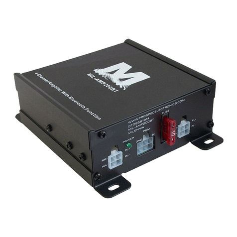 Milennia MIL-AMP200BT operating manual