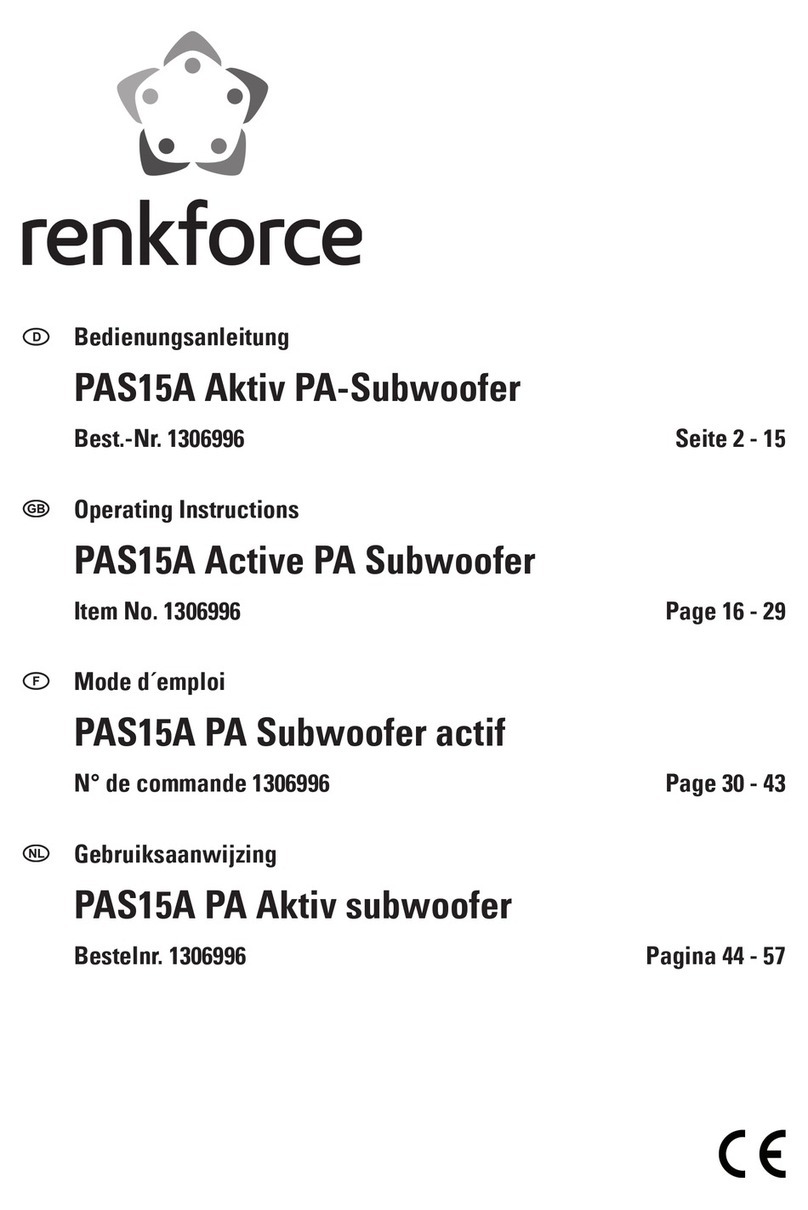 Renkforce PAS15A operating instructions