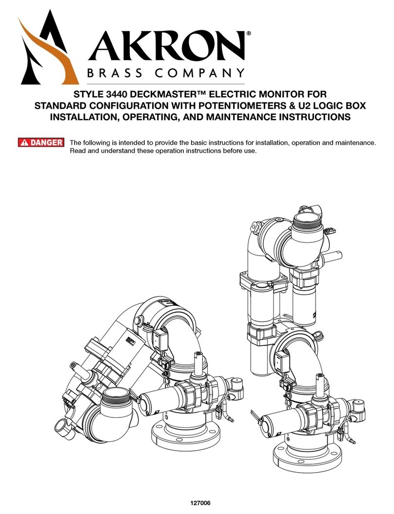 Akron DECKMASTER 3440 Assembly instructions