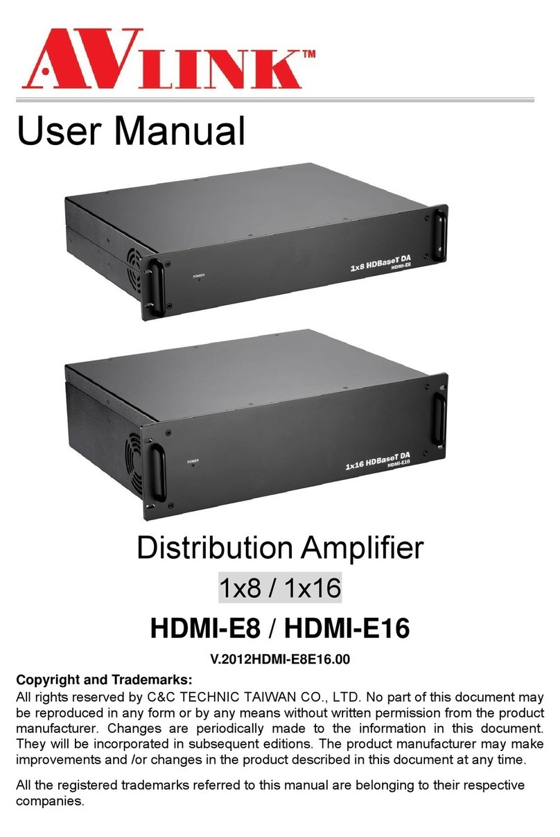AVLink HDMI-E8 User manual