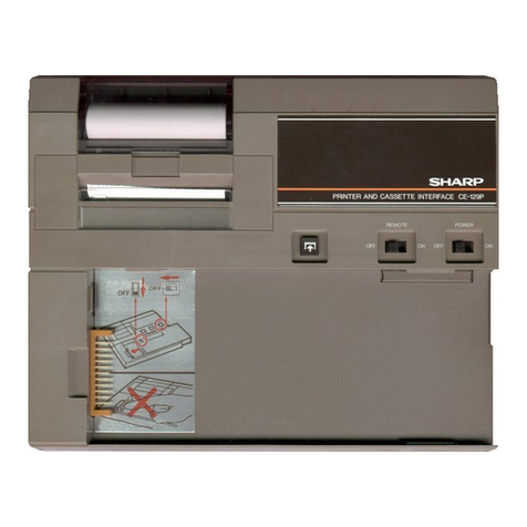 Sharp CE-129P User manual Sharp CE-129P User manual