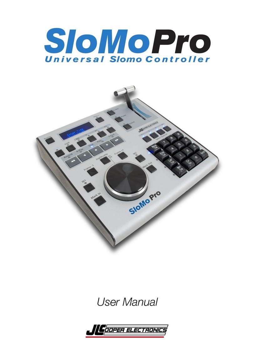 JLCooper Electronics SloMoPro user manual