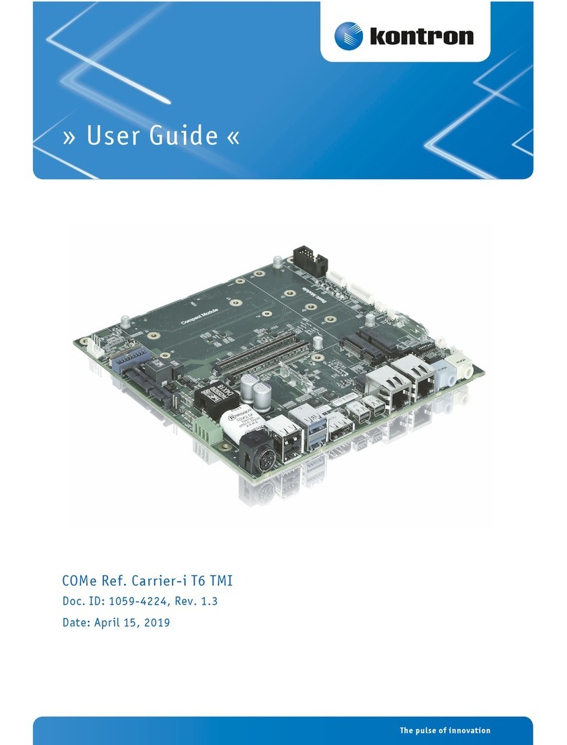 Kontron COMe Ref. Carrier-i T6 TMIP user guide