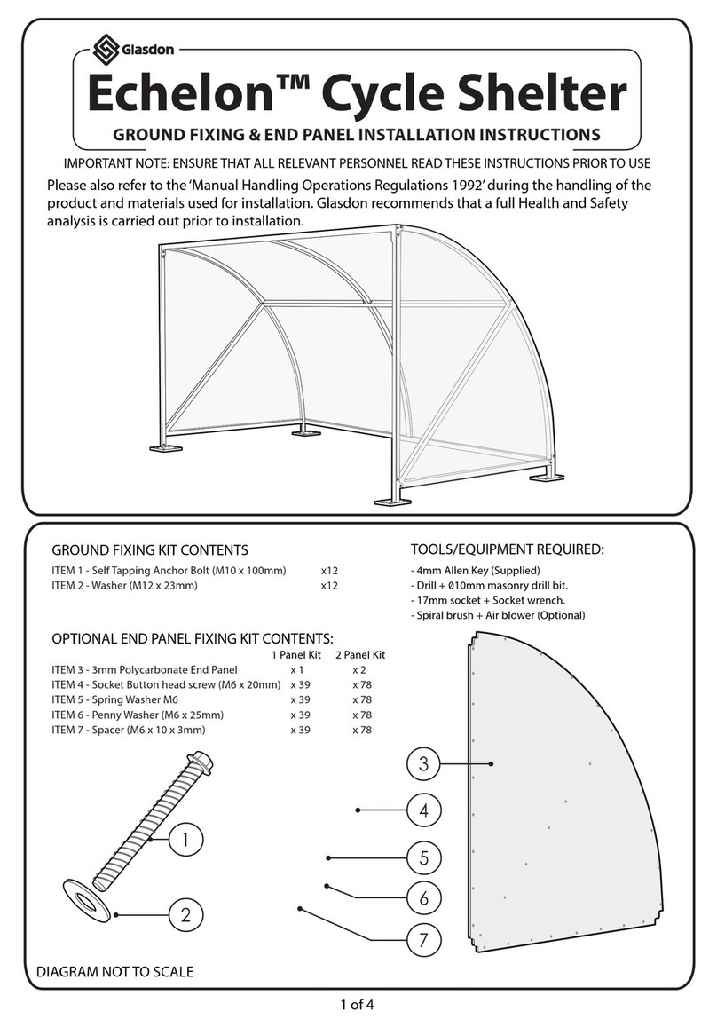 Glasdon Echelon installation instructions