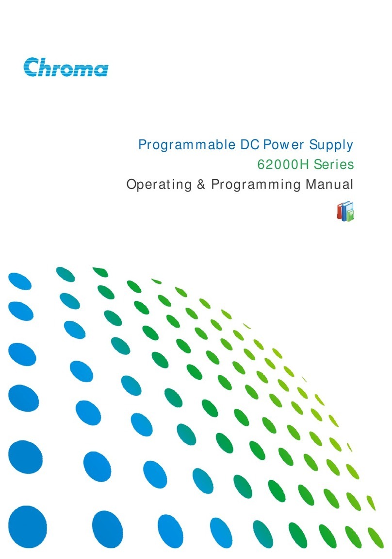 Chroma 62000H Series Operating & programming manual