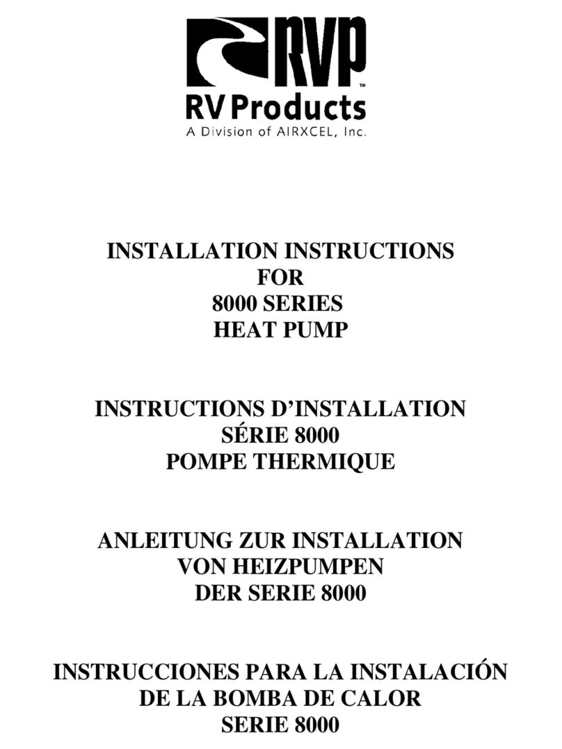 RVP 8000 SERIES installation instructions