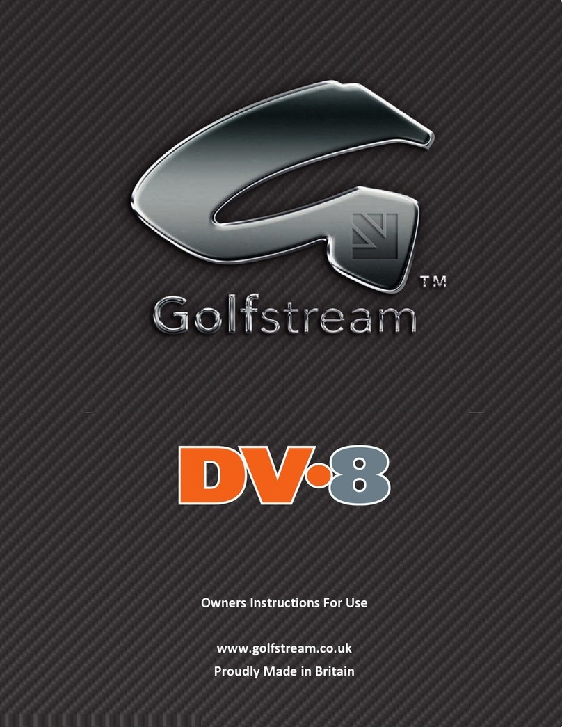 Golfstream DV-8 Owners Instructions For Use