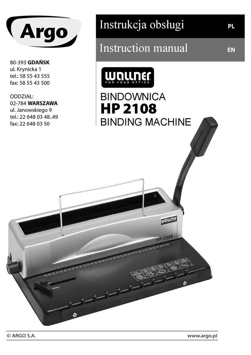 Argo HP 2108 User manual