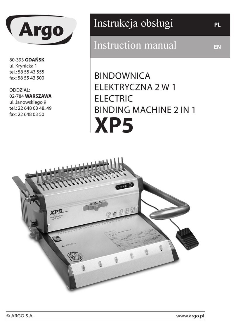 Argo XP5 User manual