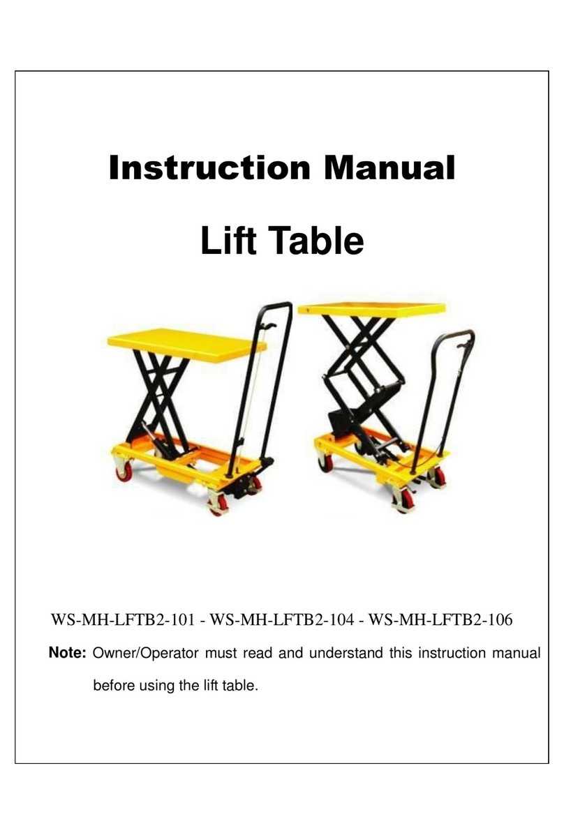 Work Smart WS-MH-LFTB2-101 User manual