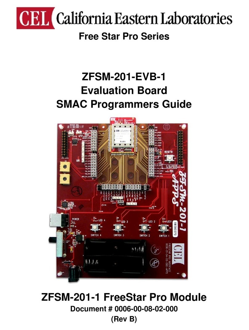 California Eastern Laboratories ZFSM-201-EVB-1 Programmer's guide California Eastern Laboratories ZFSM-201-EVB-1 Programmer's guide