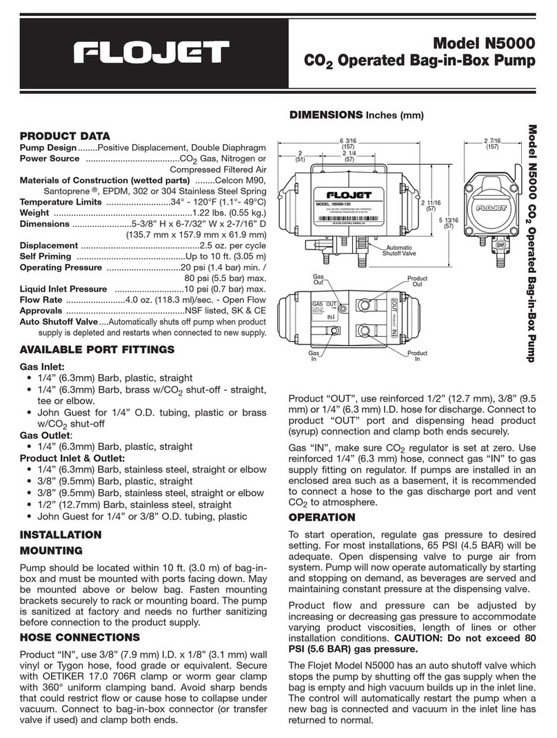 FLOJET N5000 manual