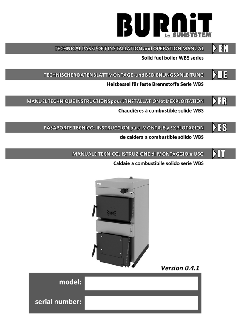 BURNiT WBS series Technical passport, installation and operation manual