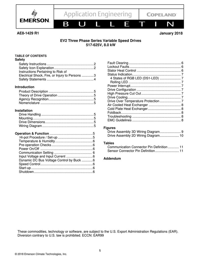 Emerson Copeland EV2 Series User guide