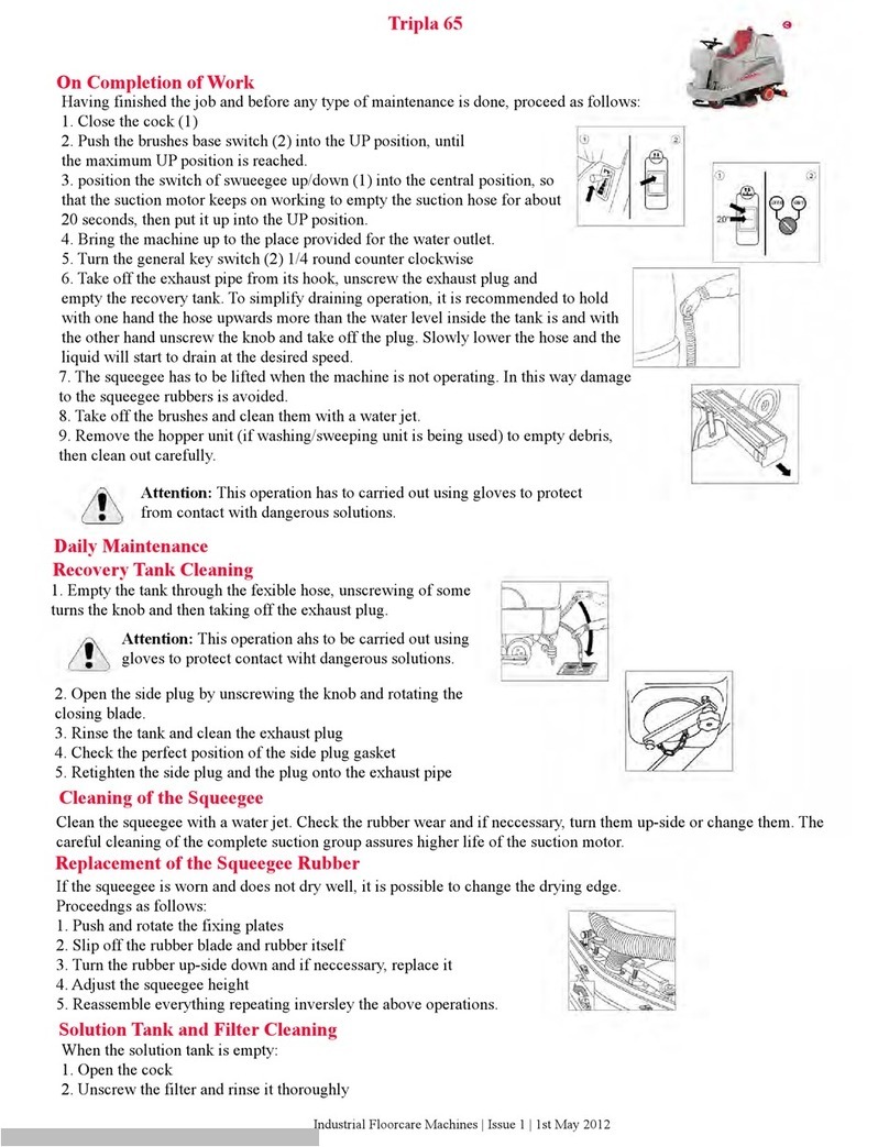 COMAC Tripla 65 User manual