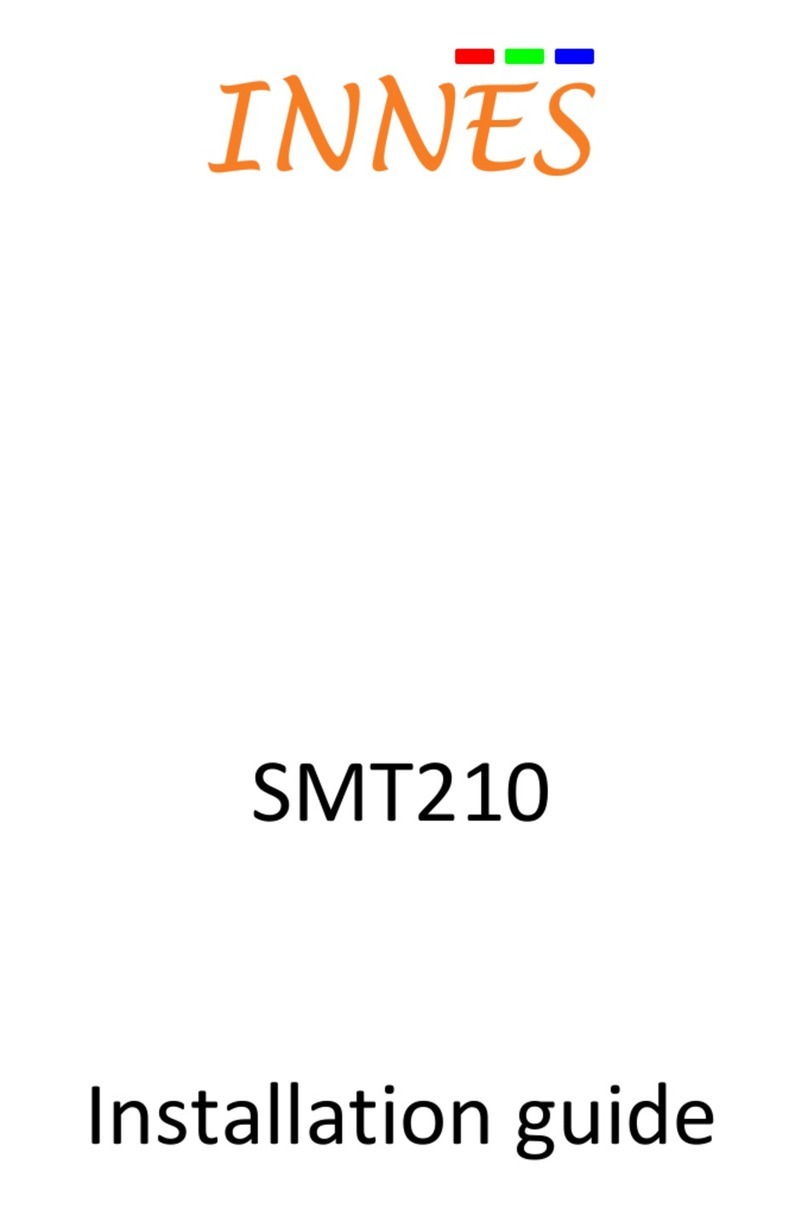 Innes SMT210 installation guide