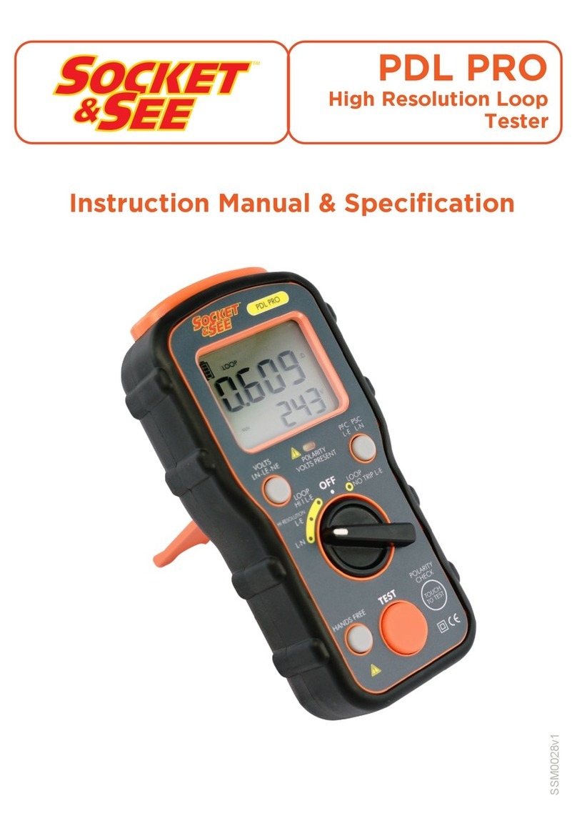 Socket & See PDL PRO Instruction manual & specification