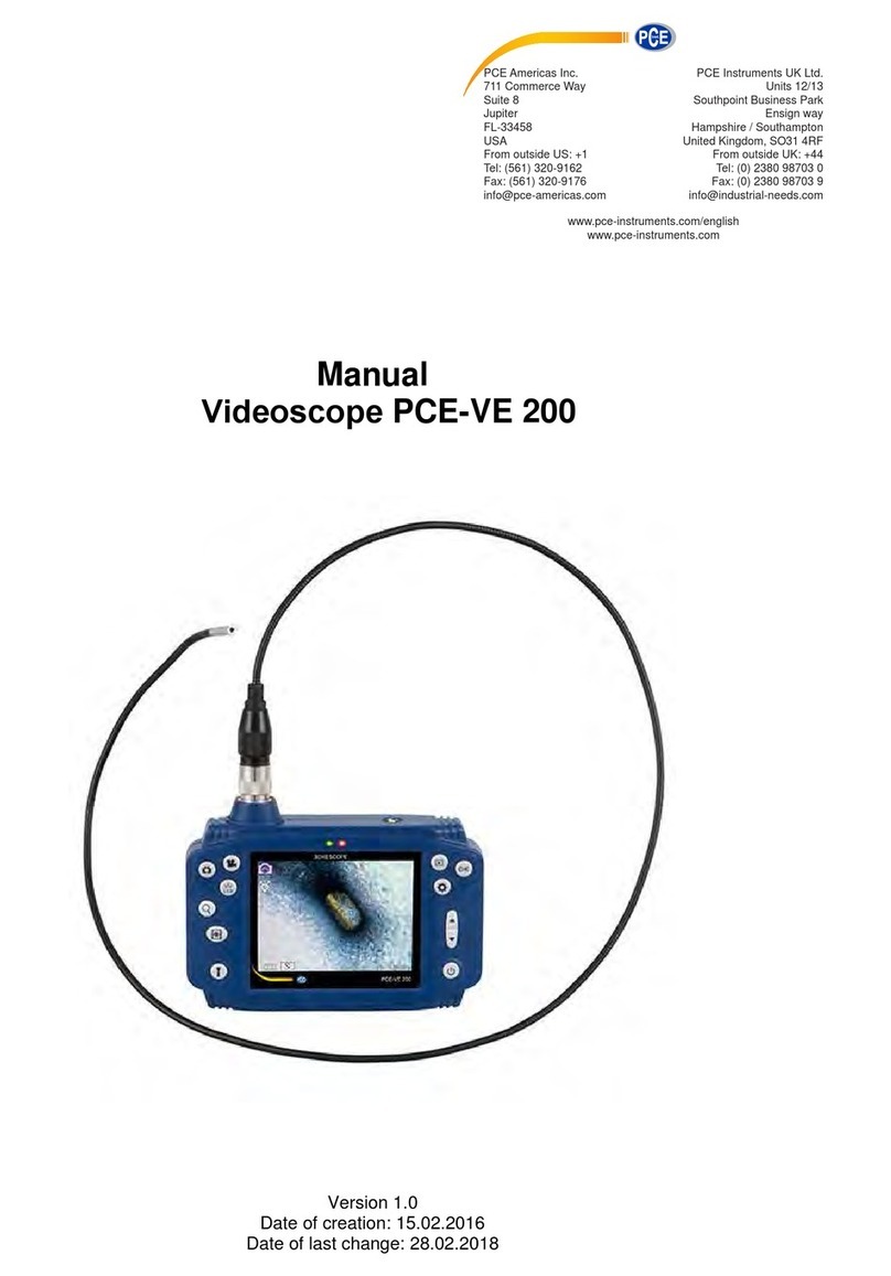 PCE Instruments PCE-VE 200 User manual
