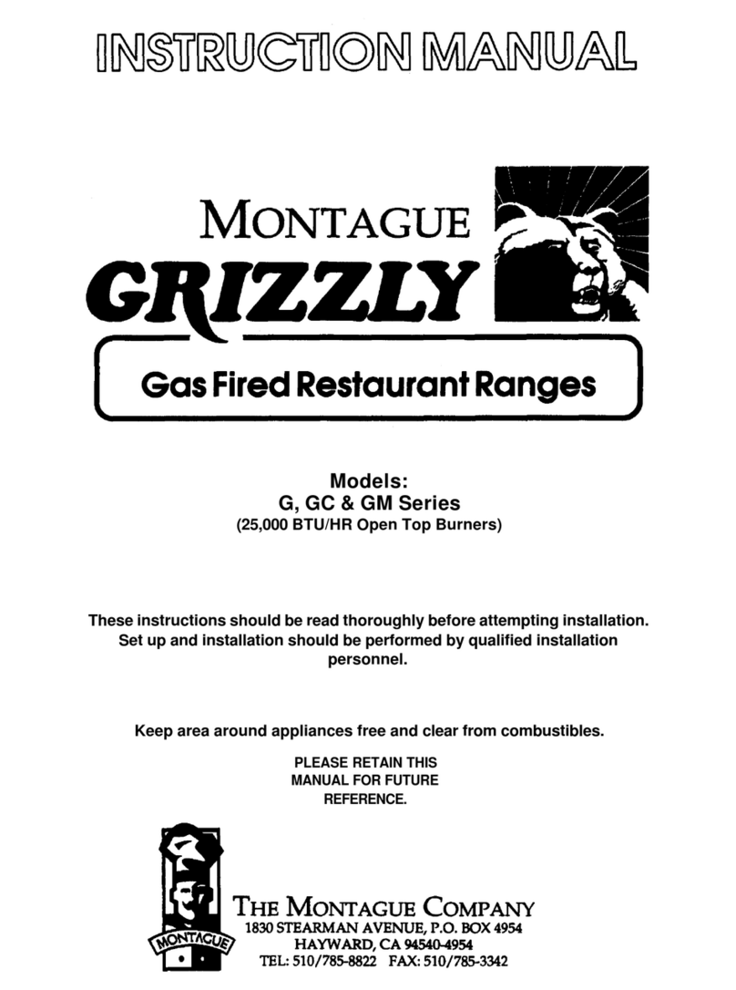MONTAGUE Grizzly G Series instruction manual