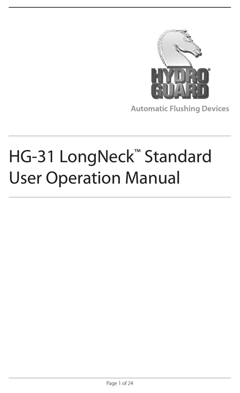 HYDRO GUARD LongNeck Standard HG-31 User's operation manual