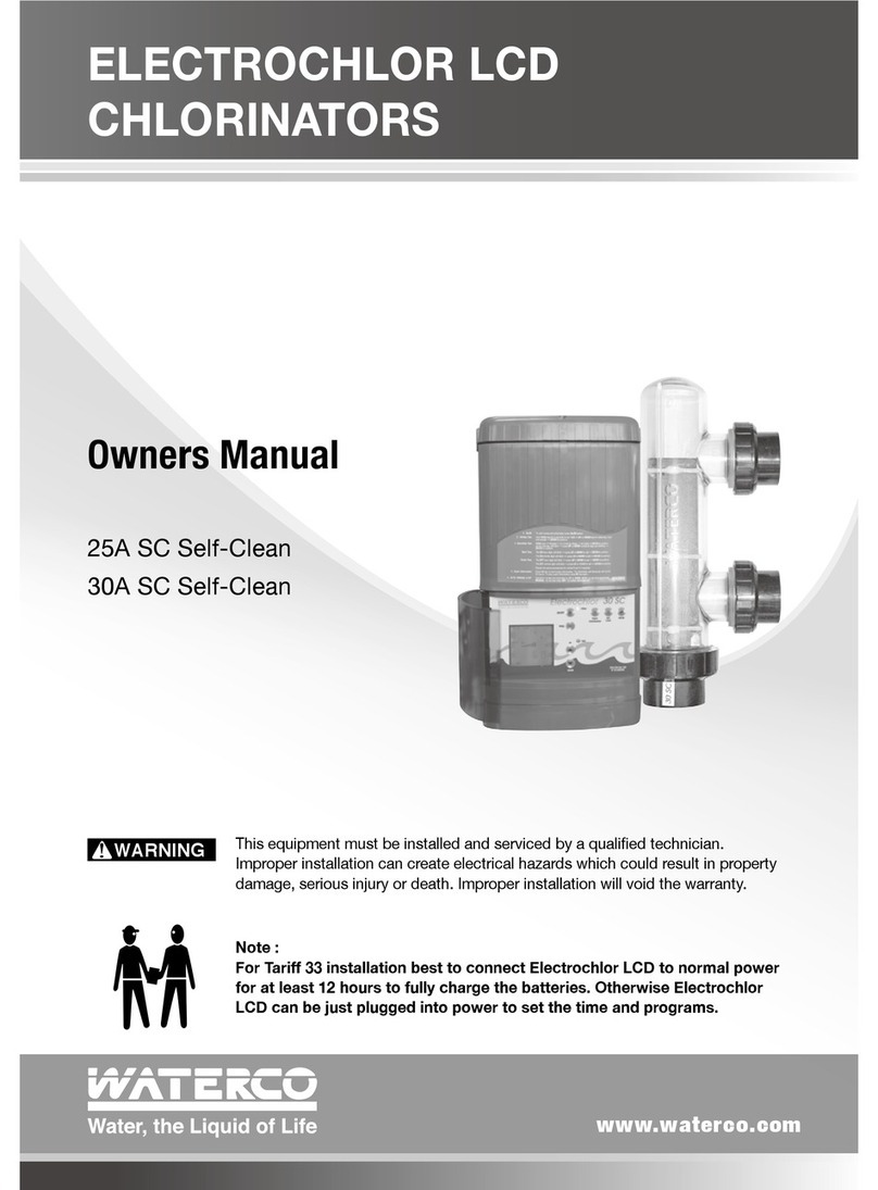 Waterco 25A owner's manual