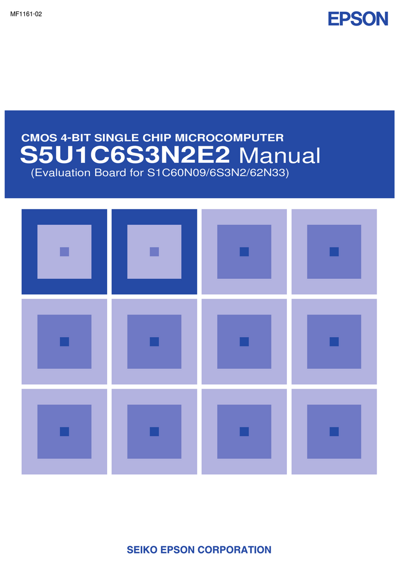 Epson S5U1C6S3N2E2 User manual