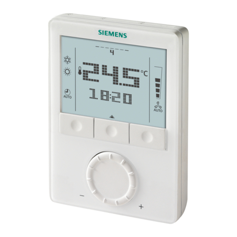 Siemens RDG1 series User manual