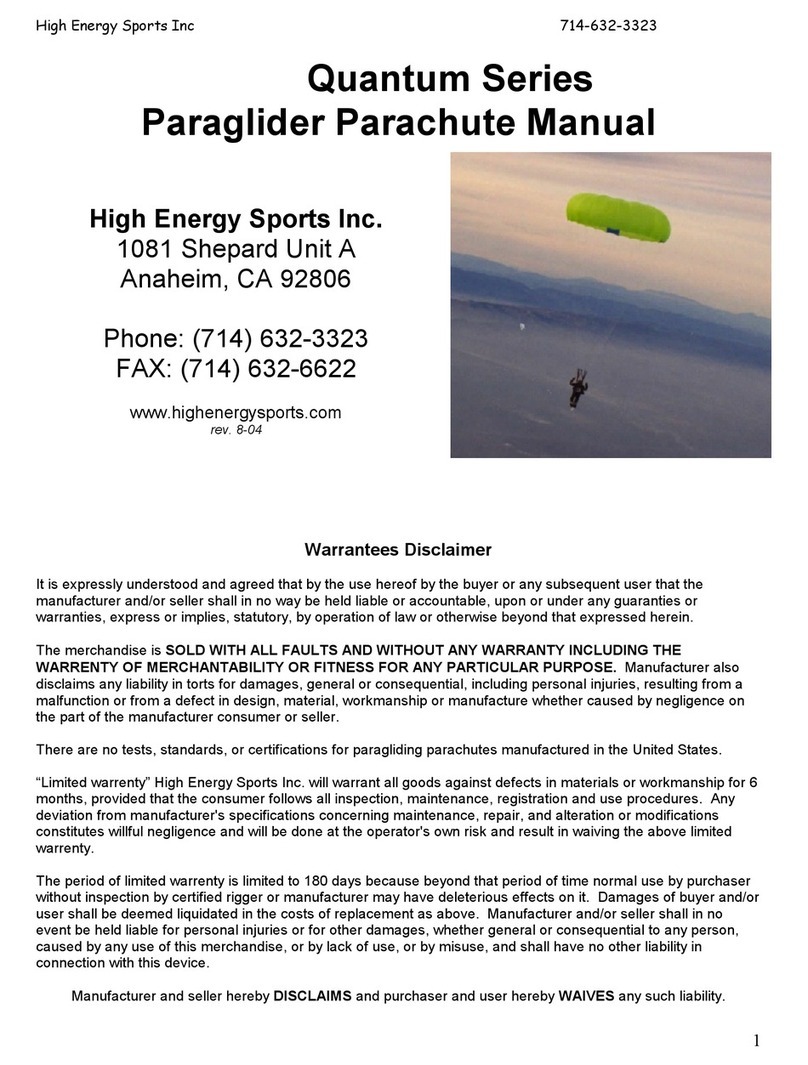 High Energy Sports Quantum Series manual High Energy Sports Quantum Series manual