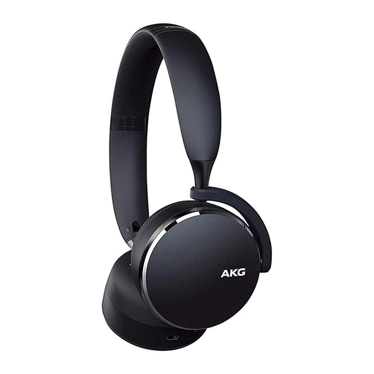 AKG Y500 WIRELESS quick start guide