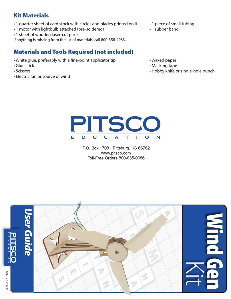 pitsco Wind Gen User manual