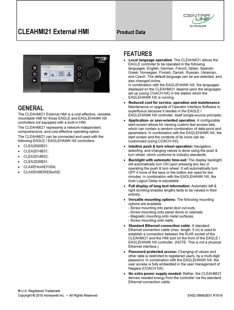 CentraLine CLEAHMI21 Operation manual