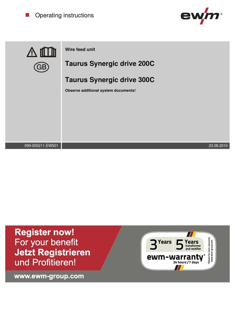 EWM Taurus Synergic drive 200C User manual