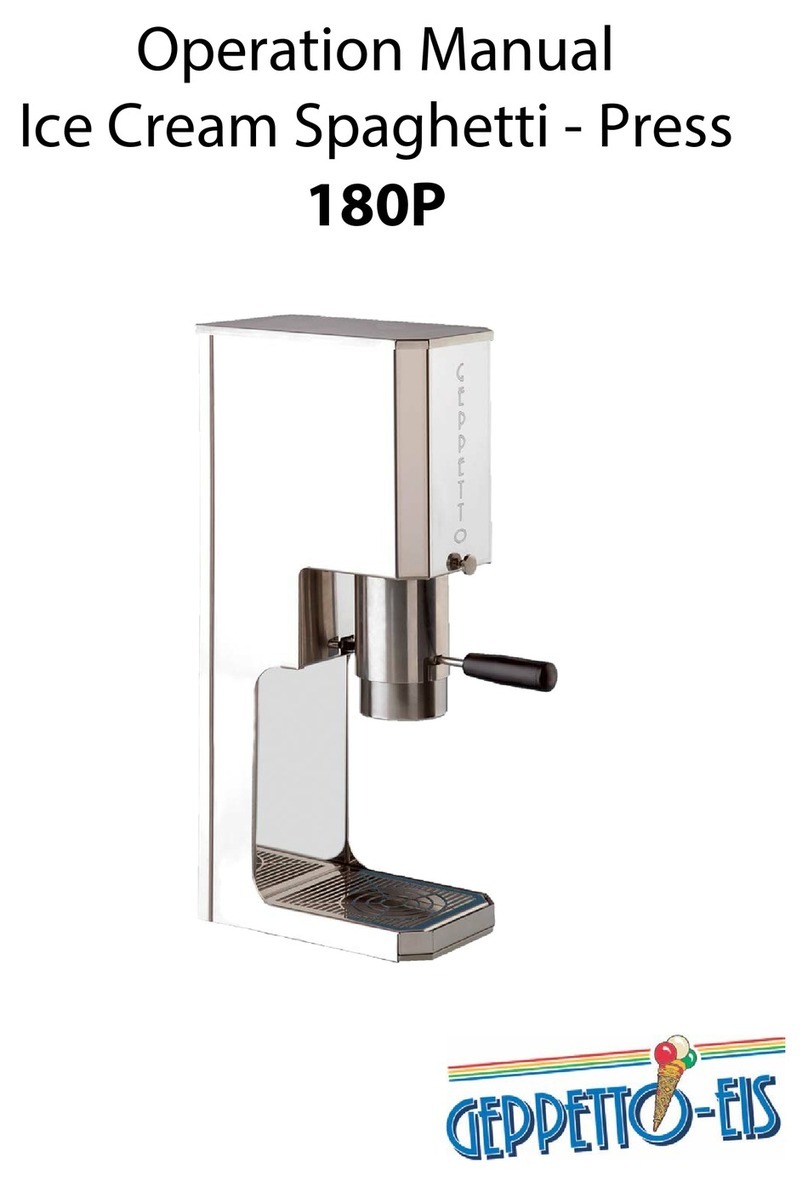 Geppetto-Eis 180P Operation manual