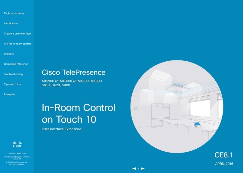 Cisco TelePresence MX300G2 User manual