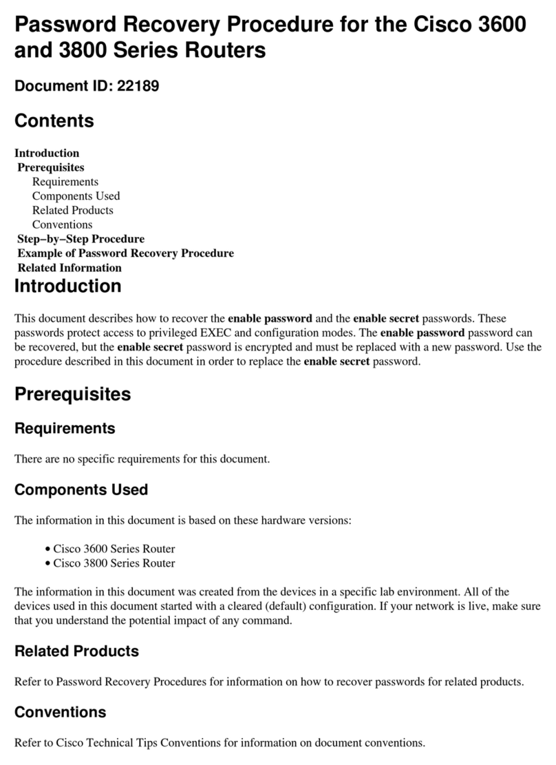 Cisco 3800 Series User manual