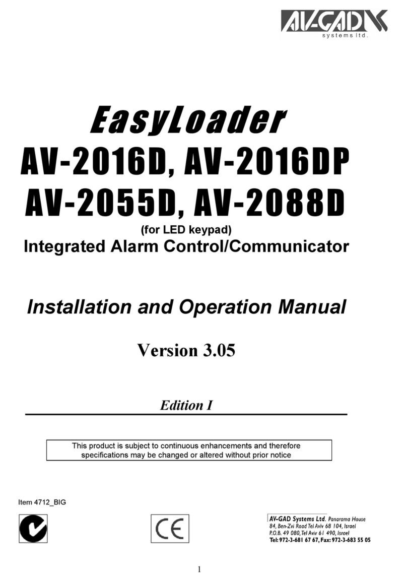 AV-GAD EasyLoader AV-2016D Installation and operation manual AV-GAD EasyLoader AV-2016D Installation and operation manual