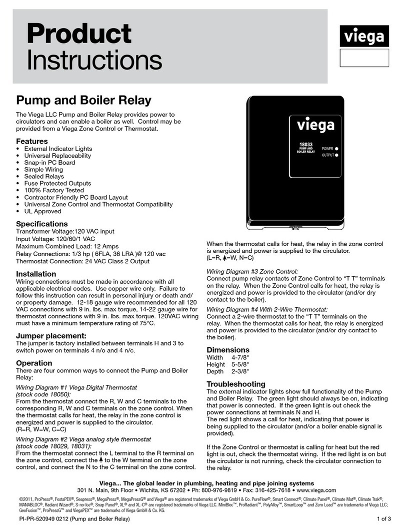 Viega 18033 Product instructions