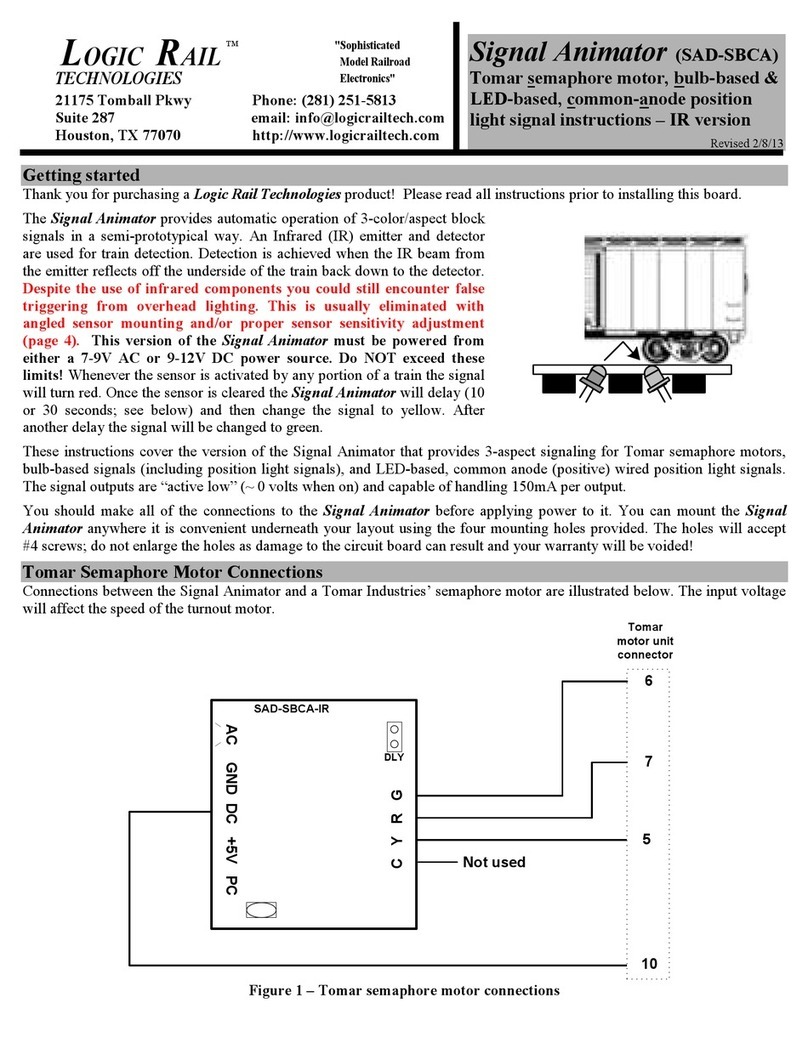 LOGIC RAIL Signal Animator User manual