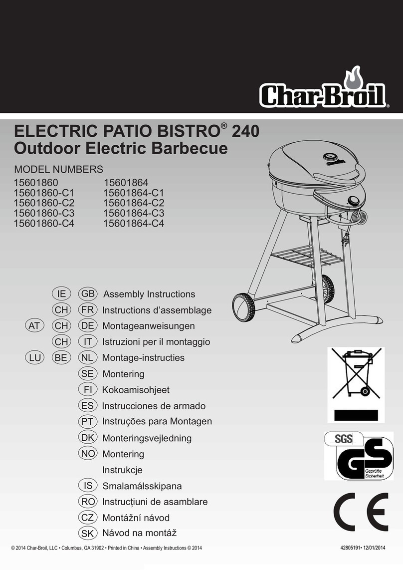 Char-Broil 15601860 Assembly instructions