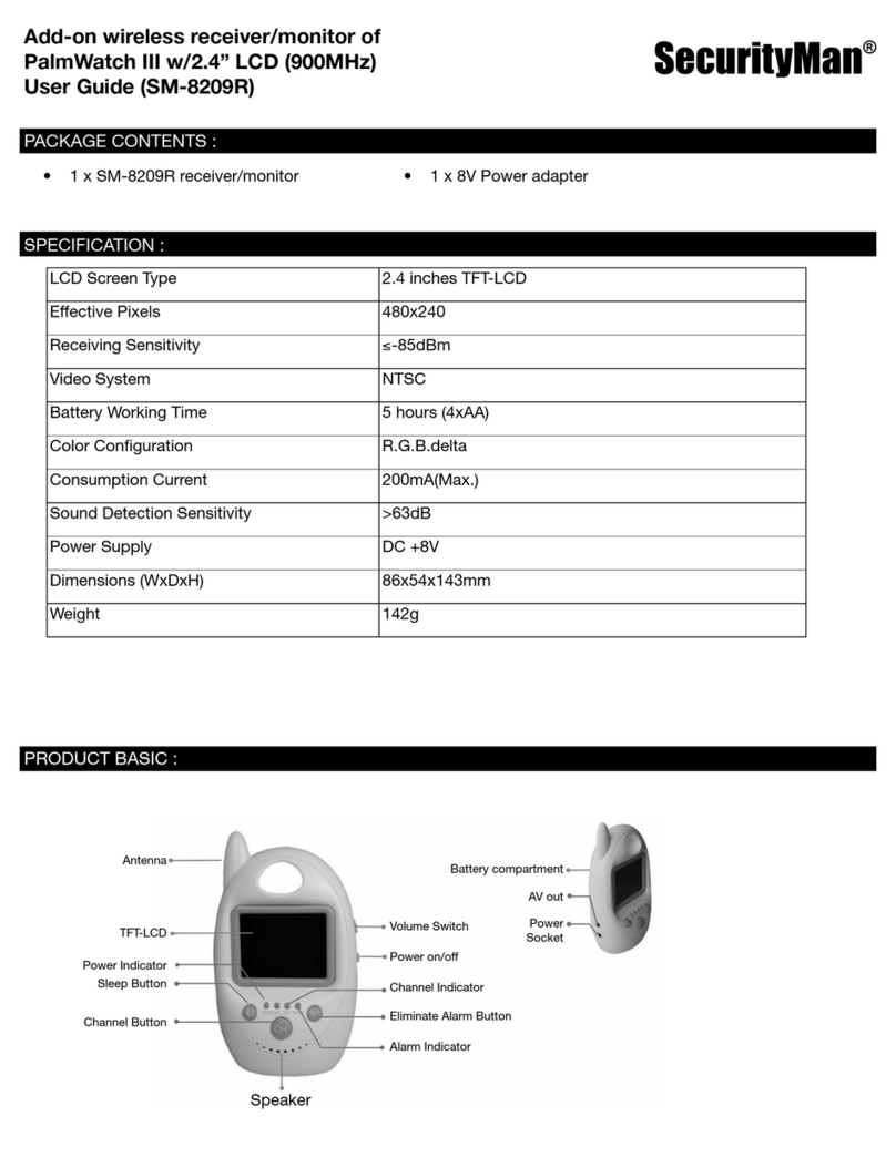 SecurityMan SM-8209R user guide