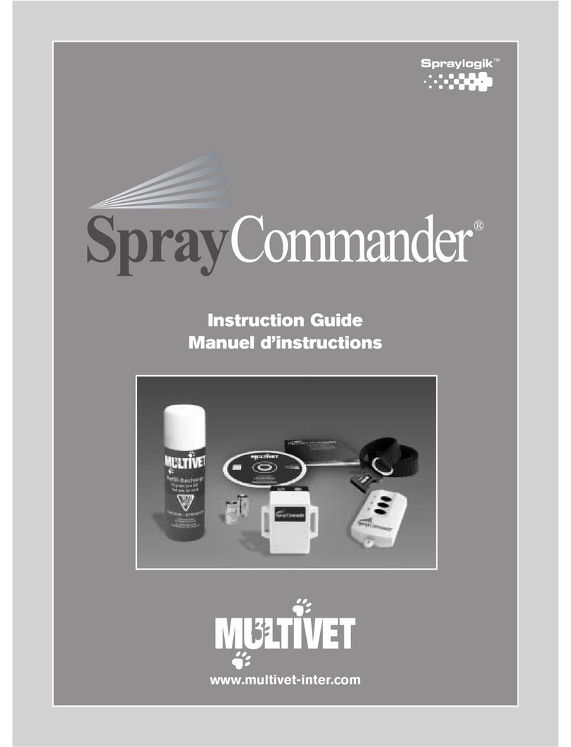 Multivet Spray Commander Instruction guide