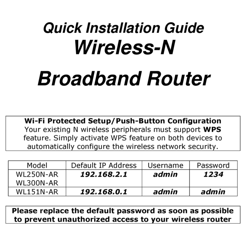 AmbiCom WL250N-AR Quick installation guide