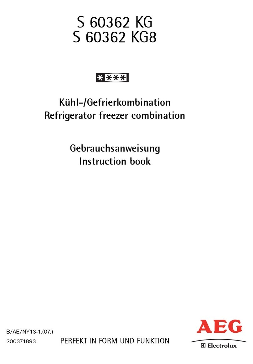 AEG S 60362 KG User manual