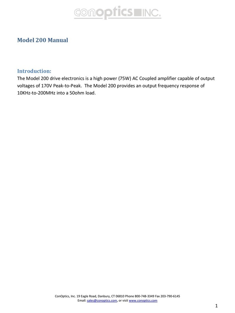conoptics 200 manual