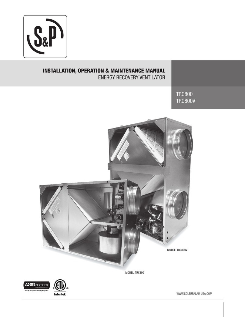 Soler & Palau TRC800 Instruction manual
