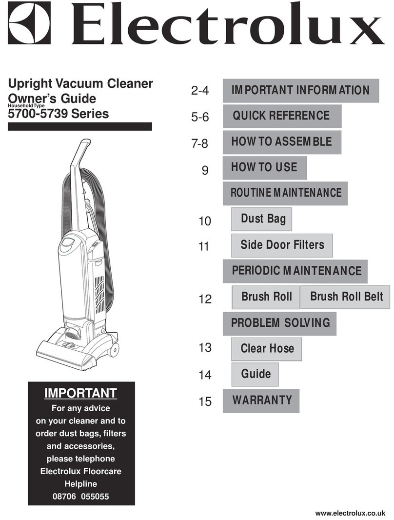 Electrolux 5700 series User manual