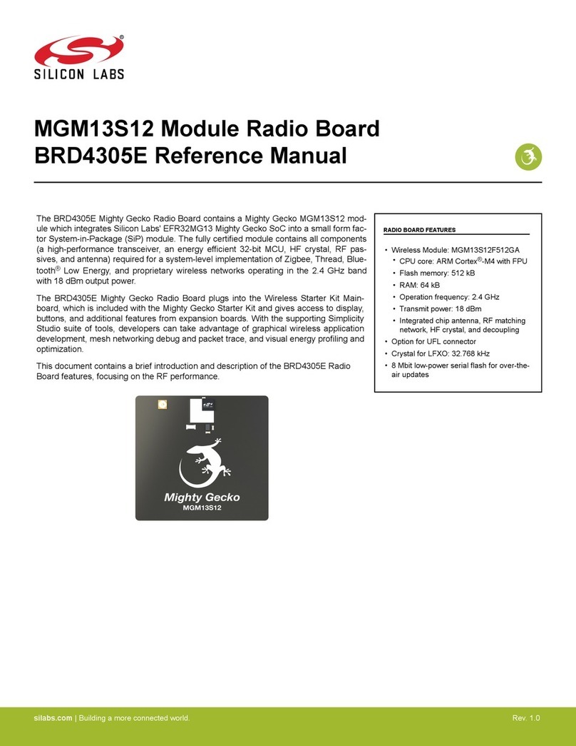 Silicon Laboratories BRD4305E User manual