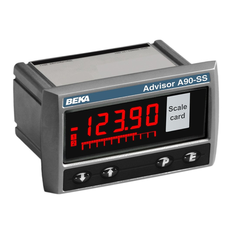 BEKA Advisor A90-SS manual