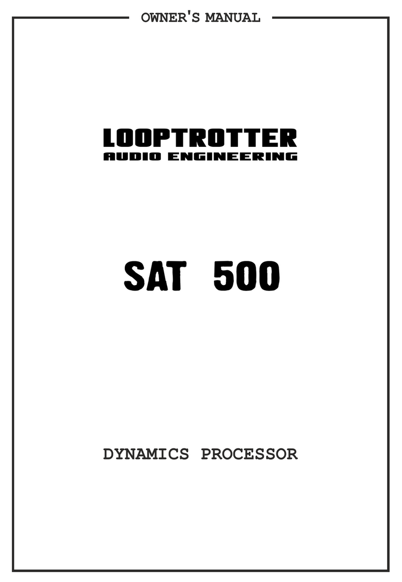 LOOPTROTTER SAT 500 owner's manual
